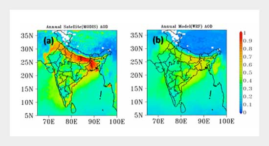 Surface PM2.5 Estimate Using Satellite-Derived Aerosol Optical Depth over India