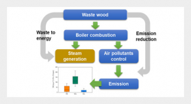 Waste to Energy: Air Pollutant Emissions from the Steam Boilers Using Recycled Waste Wood