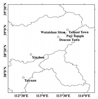 Fig. 1. Geographical location of WTS.